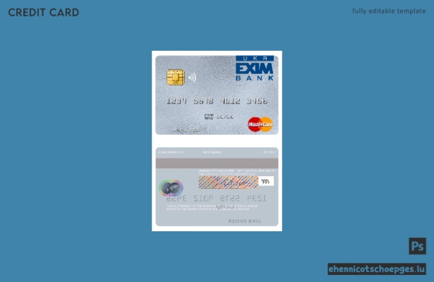 Ukraine Ukreximbank Mastercard Beispielvorschau